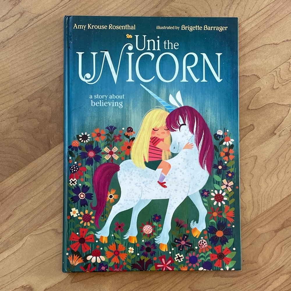 Uni the Unicorn (Amy Krouse Rosenthal) (Board Book) Hardcover Childrenβs Book